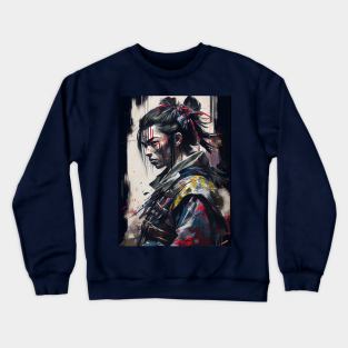 Gothic Samurai - Oil Paint Crewneck Sweatshirt